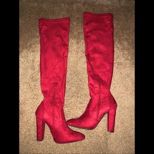 Thigh High Suede Boots